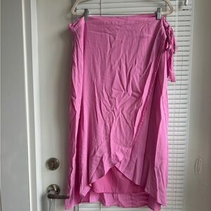 American Eagle Pink Wrap Skirt SZ XXL